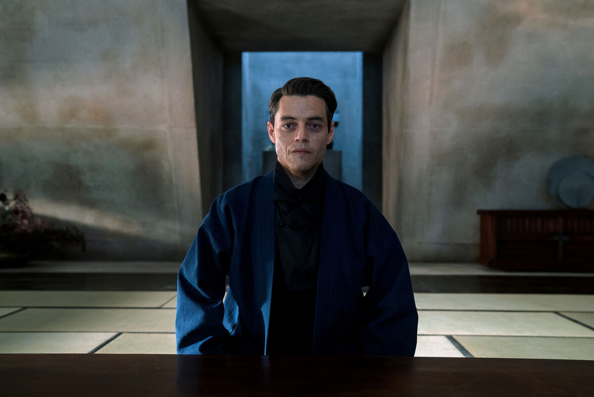 Rami Malek playing Safin in the new Bond film No Time To Die.