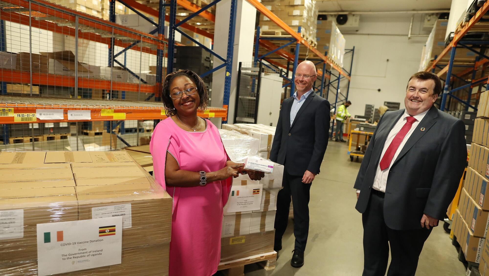 Ireland donates over 335,000 Covid vaccine doses to Uganda