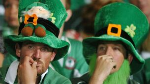 <p>Ireland fans in Bordeaux, at the last Rugby World Cup in France back in 2007. <span class="contextmenu emphasis CaptionCredit">Picture: Sportsfile</span>
            </p>