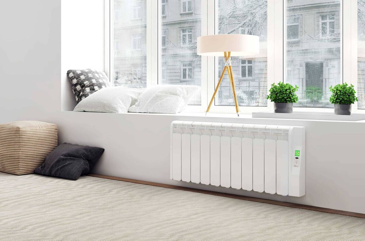 Electric radiators (especially kW devouring early storage heaters) had a very bad reputation, not deserved of the latest, highly reactive, energy efficient models. Poking in a little extra heat where needed, a properly insulated home can wear modular aluminium or ceramic radiators of 650w-2000w with programmable thermostats and timers. Wall mounting contributes to their consistent performance, Look for optional wi-fi routers, and think about linking them to solar PV, or check out dry ‘solar’, clay radiators including Sunflow (UK). Rointe Kyros from €262.25 for 330w, rointe.ie.