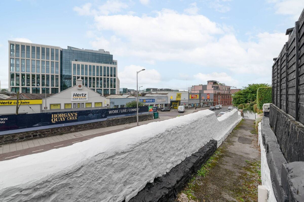 Ever-changing view towards city centre from No 5 St Patrick's Terrace