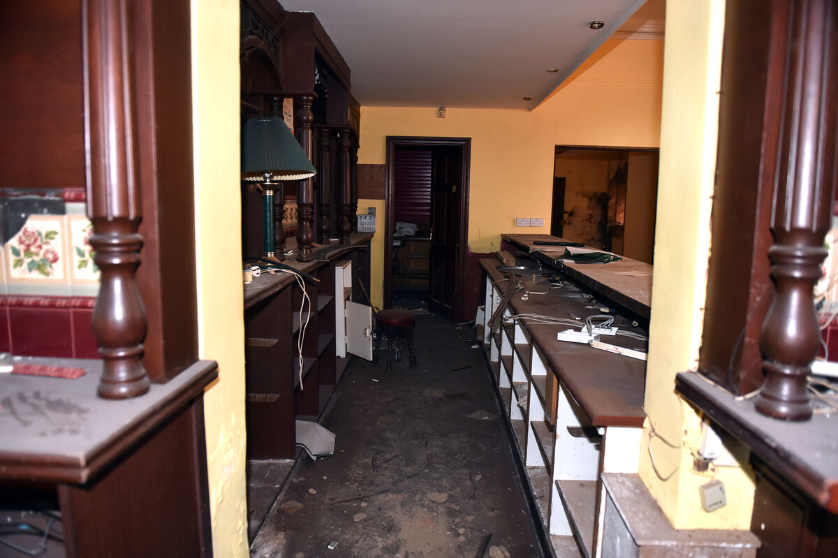 The old bar in Moore's hotel. 
