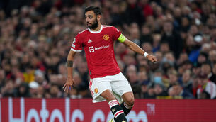<p>Bruno Fernandes has voiced his frustration at Manchester United’s recent performances (Martin Rickett/PA)</p>