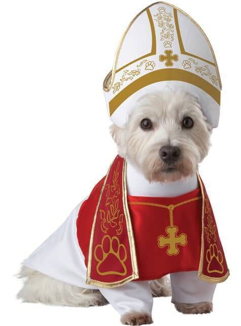 Pope costume from funidelia.ie,€14.24 Halloween costumes for dogs article