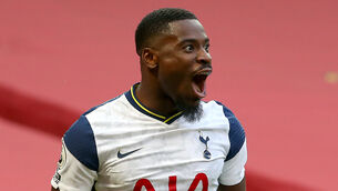 <p>Former Tottenham man Serge Aurier has joined Villarreal (Alex Livesey/PA)</p>