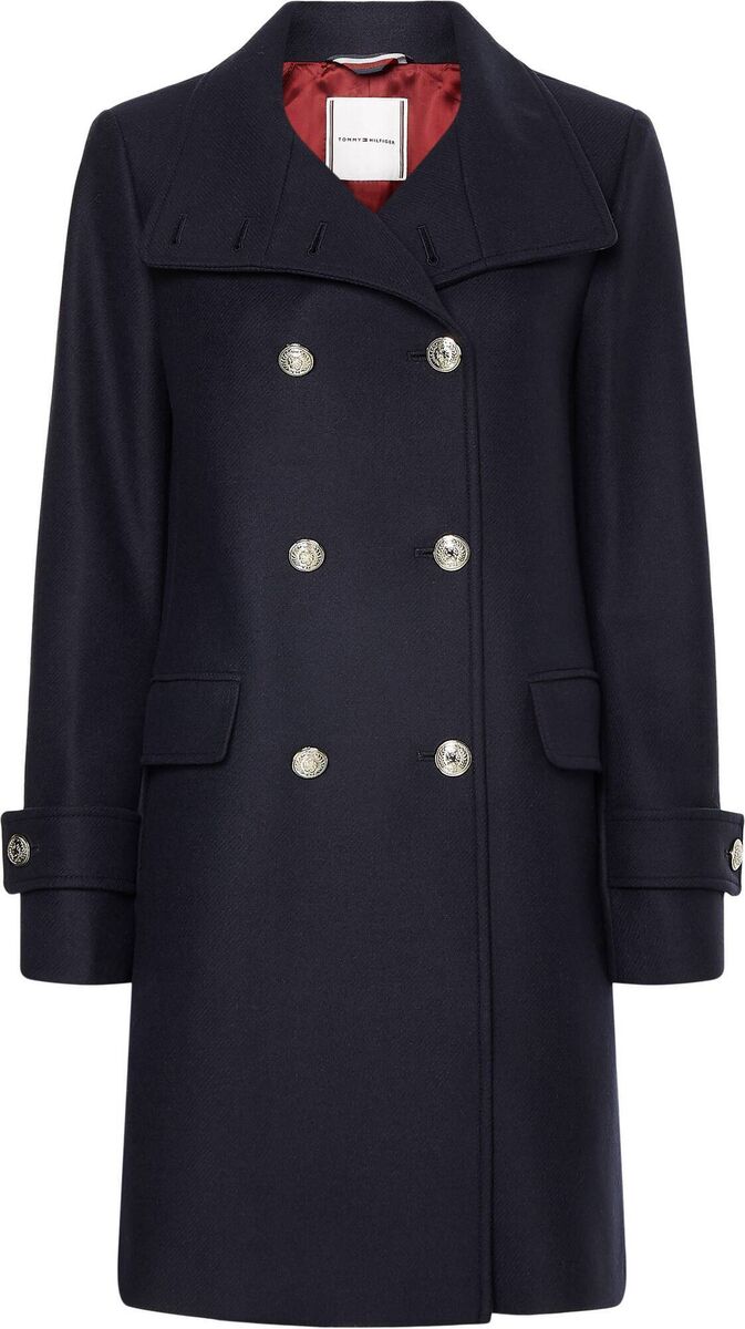 Wool blend funnel coat, €349.90, Tommy Hilfiger