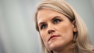 <p>Former Facebook employee Frances Haugen testifies during a Senate Committee. Picture: Drew Angerer/Getty Images</p>