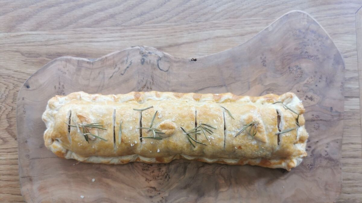 Homemade sausage rolls