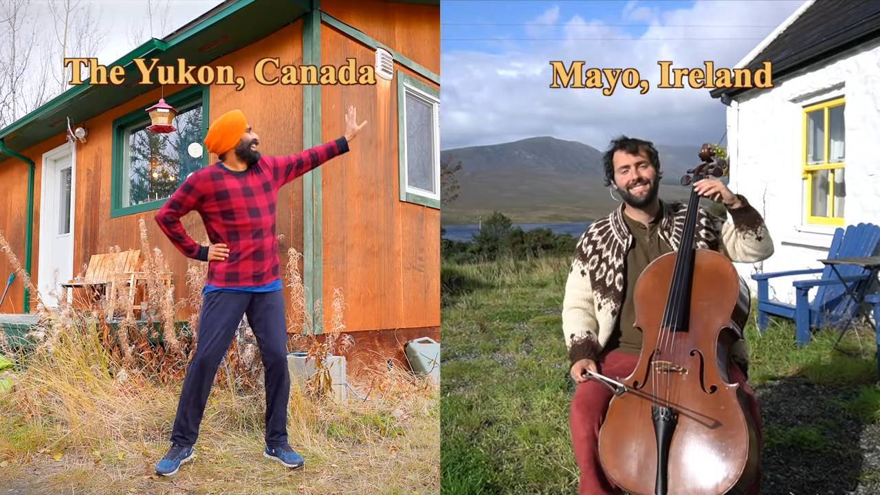 Bach and Bhangra come together in joyful collaboration between Mayo cellist and Canadian dancer