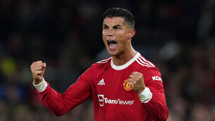<p>While United plunged 15% in New York trade as its owners announced a share sale, the company whose logo is brandished on the jerseys of Cristiano Ronaldo and teammates — TeamViewer — plummeted 28% in Frankfurt.</p>