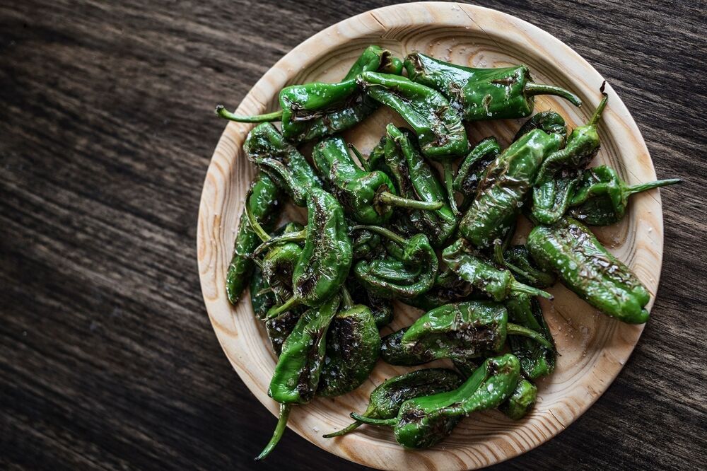 Fried Padrón Peppers
