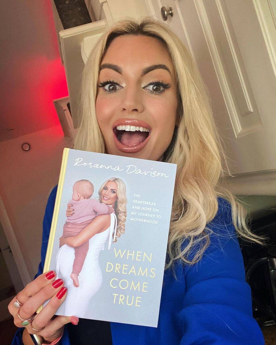 Rosanna hopes sharing her story will help reduce some of the silence and stigma surrounding infertility. Picture: @rosanna_davison / Instagram 