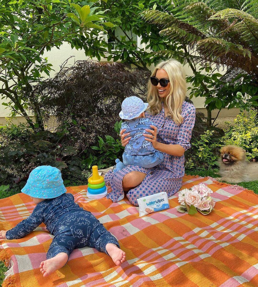 Rosanna is now a happy mother of three Picture: @rosanna_davison / Instagram