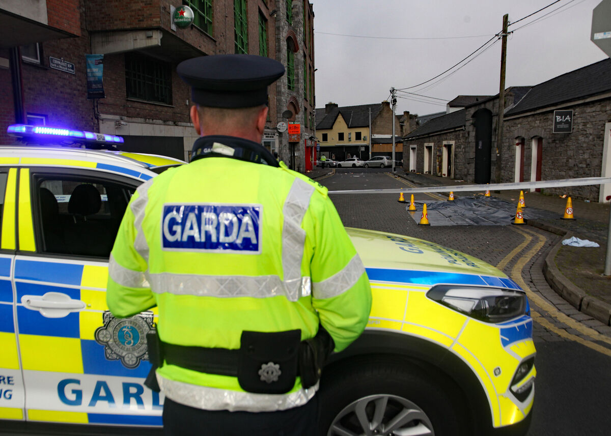 Corn Market Row, Limerick where a vehicle struck pedestrians in the early hours of Sunday Corn Market Row, Limerick where a vehicle struck pedestrians in the early hours of Sunday