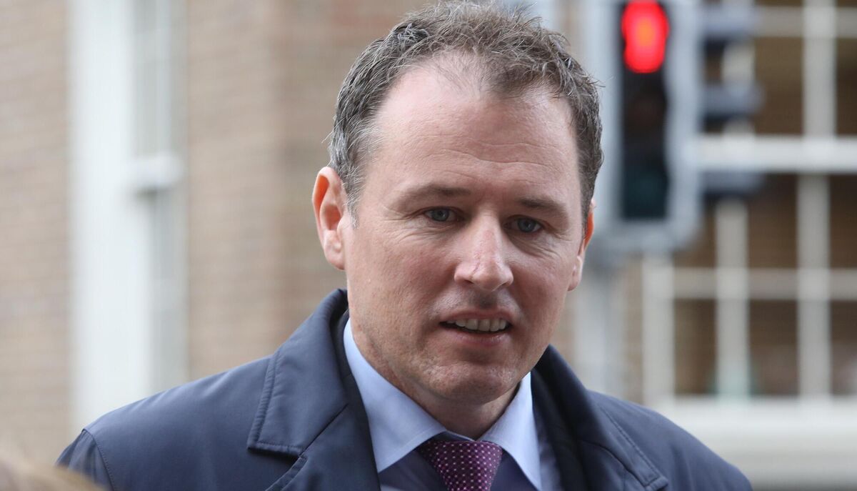 Agriculture minister Charlie McConalogue speaking to the media outside Leinster House. Picture: Gareth Chaney /Collins Photos Dublin. Agriculture minister Charlie McConalogue speaking to the media outside Leinster House. Picture: Gareth Chaney /Collins Photos Dublin.
