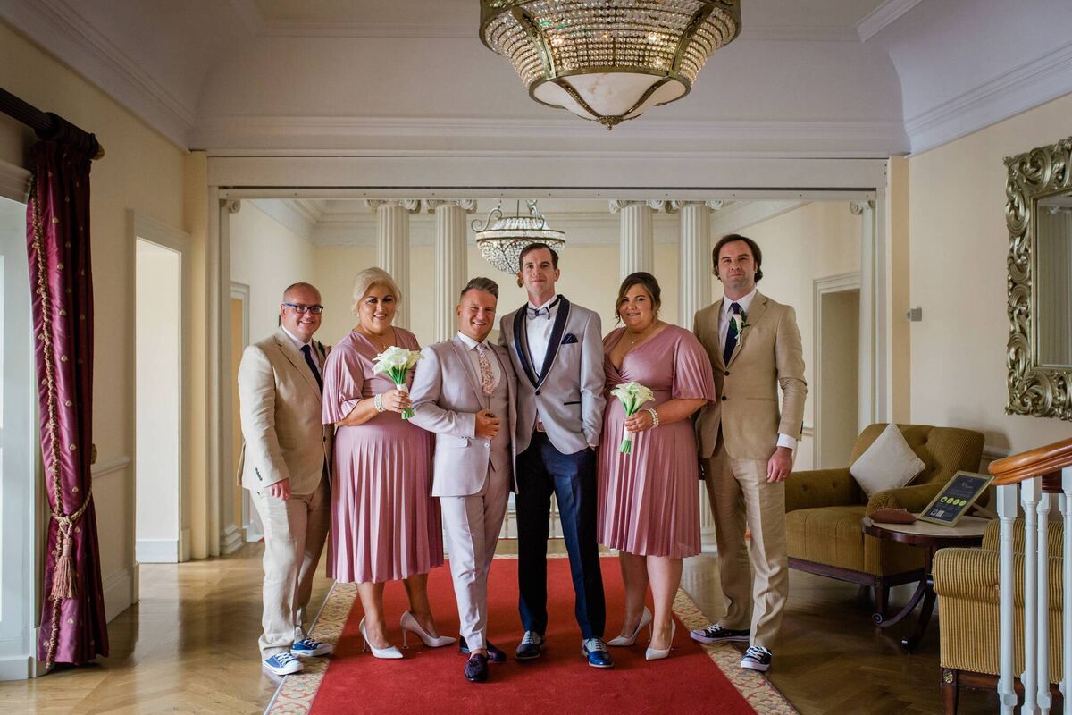 Joe Burkett and Tom Ahern with David O’Shea, Karen Best, Bridget Dunne and Denis Ahern Joe Burkett and Tom Ahern with David O’Shea, Karen Best, Bridget Dunne and Denis Ahern