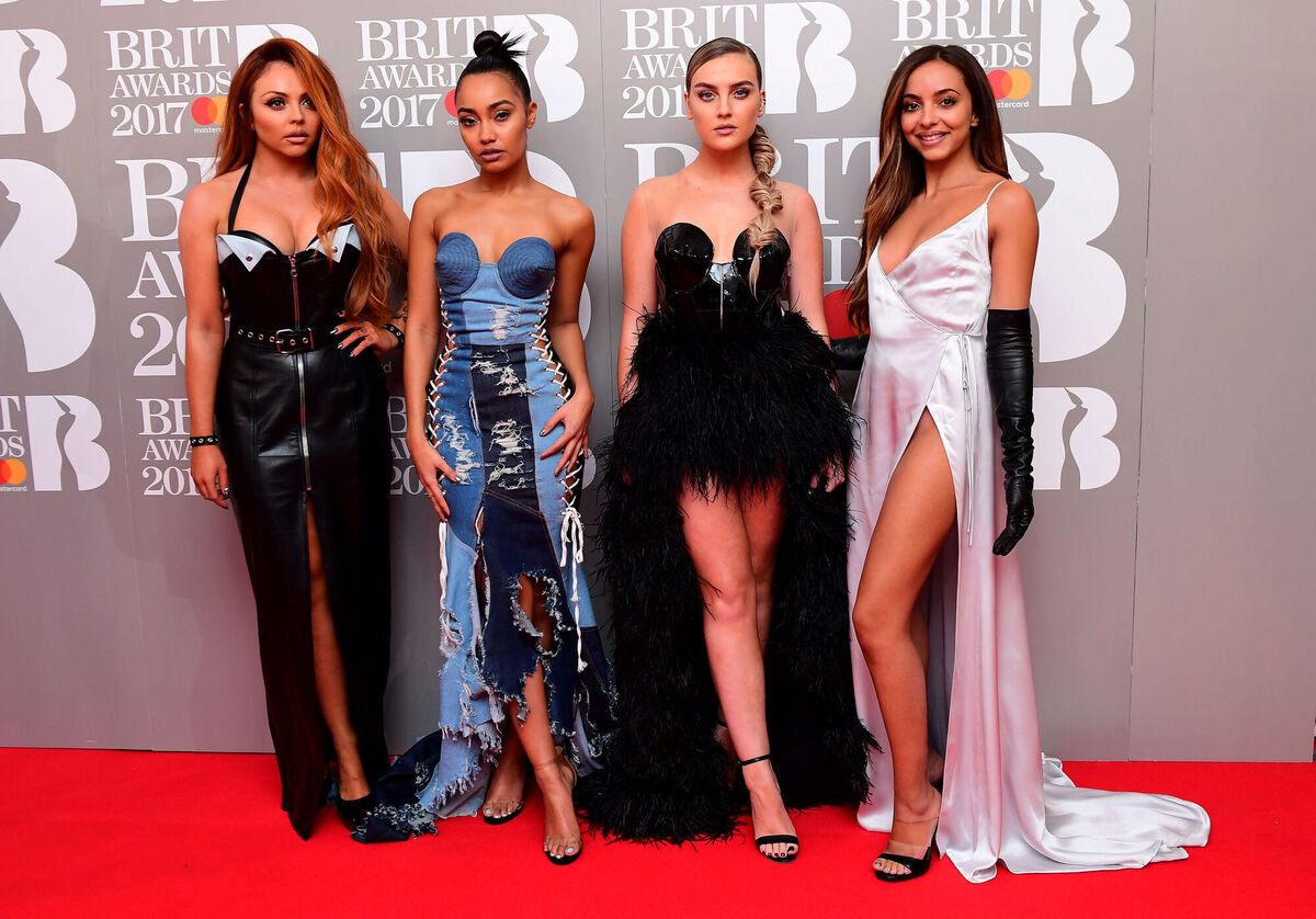 Little Mix's Perrie Edwards, Jesy Nelson, Leigh-Anne Pinnock and Jade Thirlwall attending the Brit Awards at the O2 Arena, London in 2017 Little Mix's Perrie Edwards, Jesy Nelson, Leigh-Anne Pinnock and Jade Thirlwall attending the Brit Awards at the O2 Arena, London in 2017