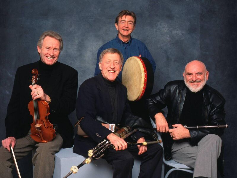 Paddy Moloney and the other members of The Chieftains. 