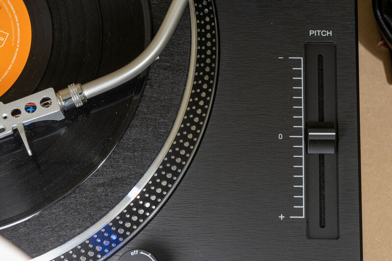 Lenco L-3809 with variable pitch slider. Pic: Noel Campion.