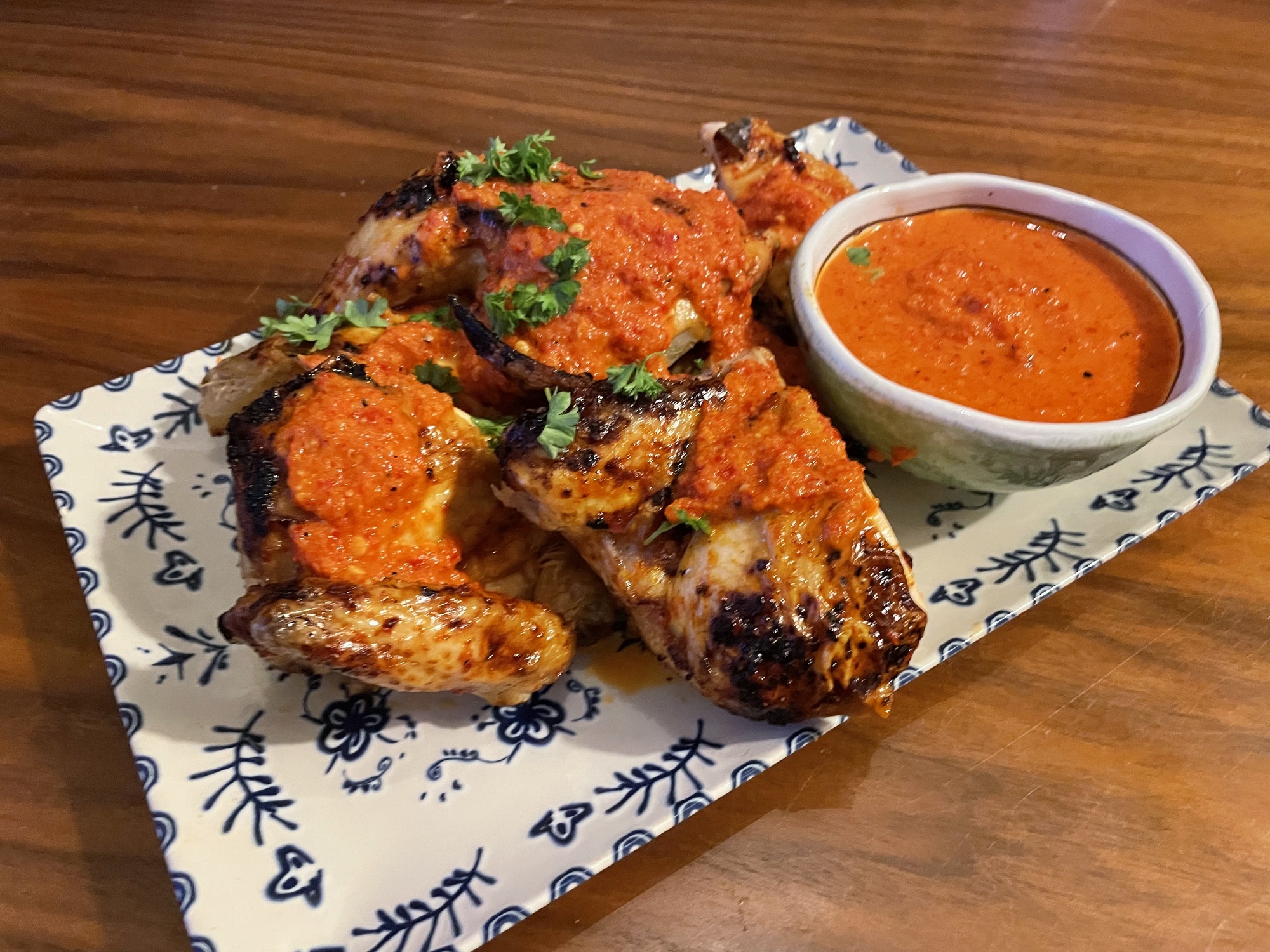 Portuguese Chicken Skewers Peri Peri Yogurt Marinade Cooking