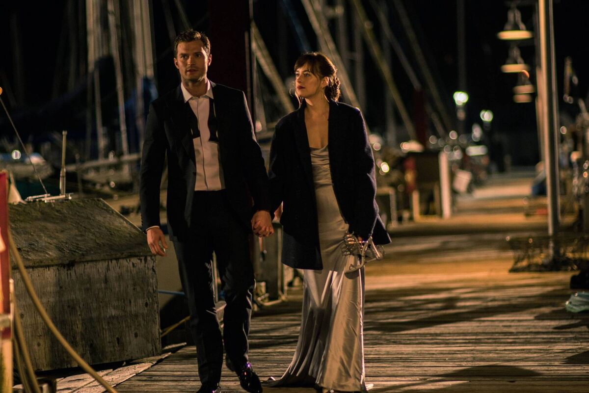 Fifty Shades Darker: Jamie Dornan as Christian Grey and Dakota Johnson as Anastasia Steele