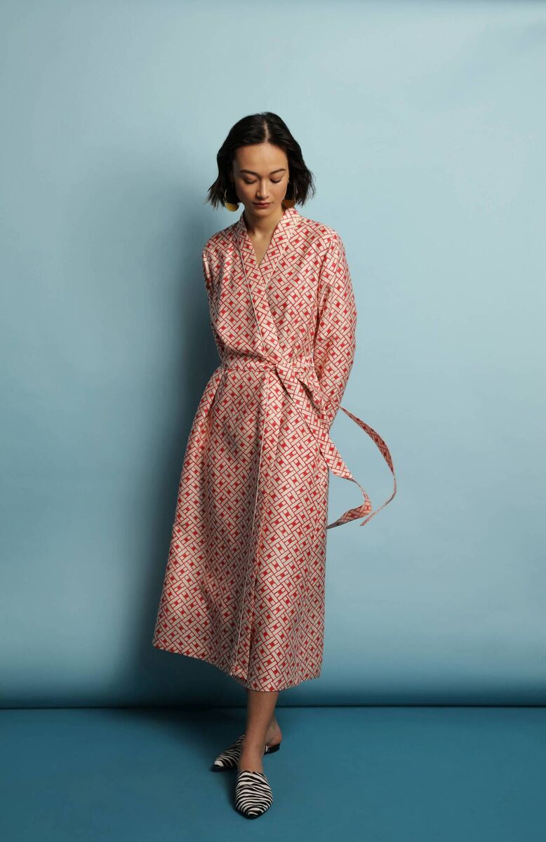 Silk robe from The Ethical Silk Company