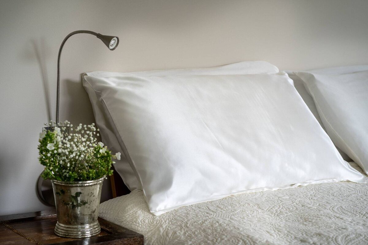 Two silk pillowcases from The Silk Pillowcase