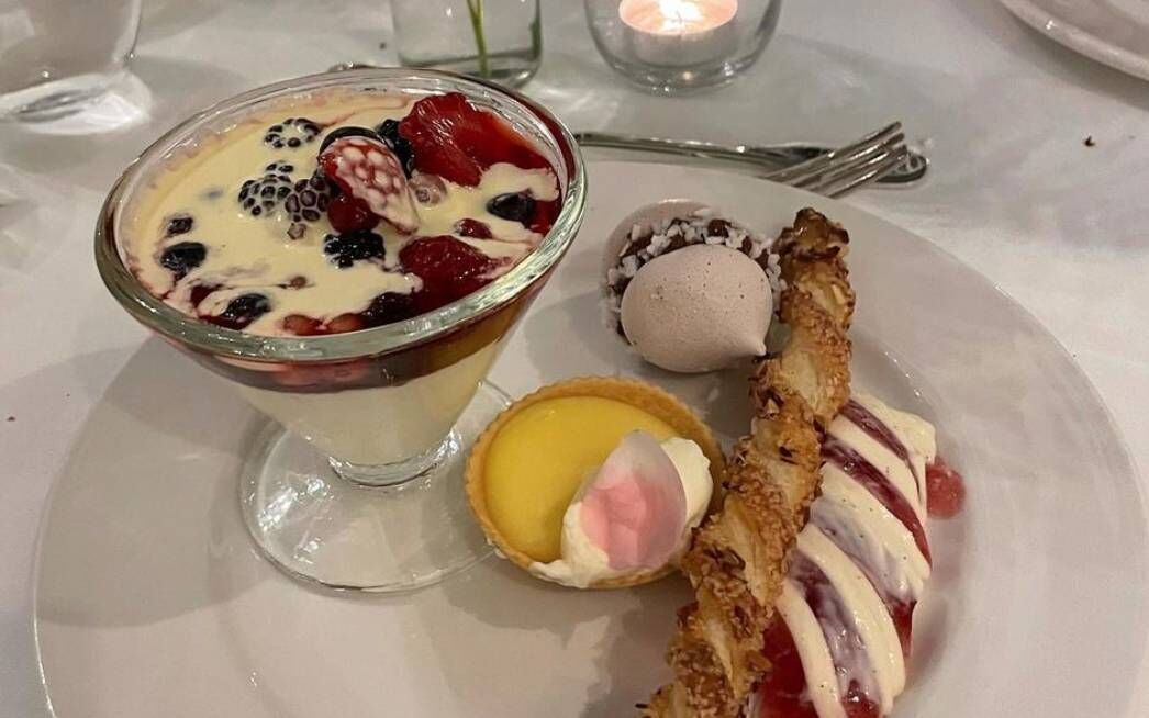 Sophia and Joe sampled a wide selection of the treats on offer. Picture: Instagram.