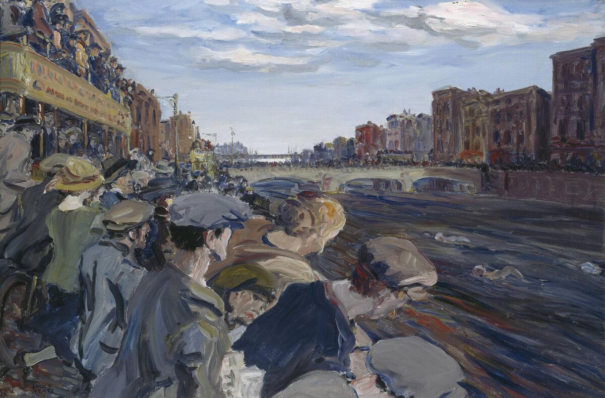 Jack B Yeats, The Liffey Swim.