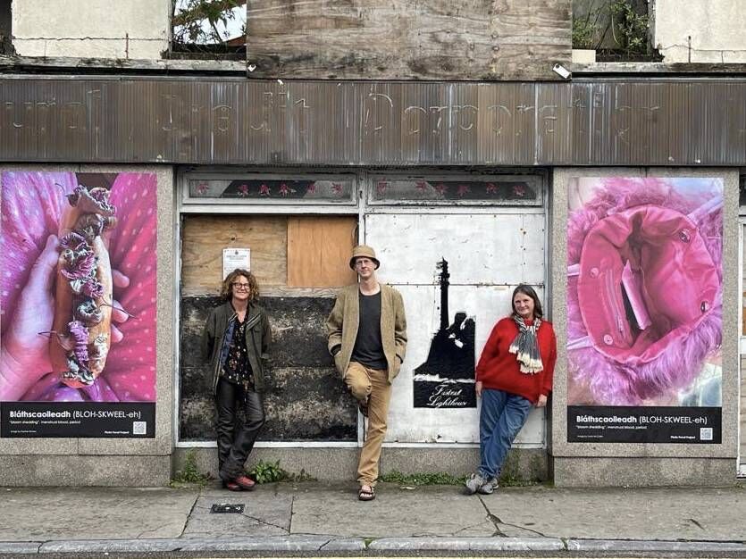 Bláthscaoileadh, referring to 'shedding petals' or menstrual blood. Picture by Carmel Winters and Toma McCullim.