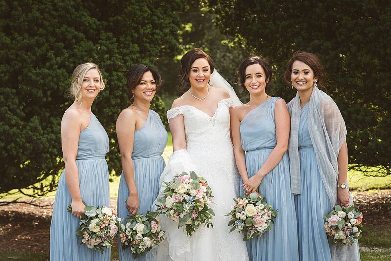 Roisin Heffernan with Allison Crotty, while Alina Suhail, Tia Yuhhi, and Robyn McAuliffe 