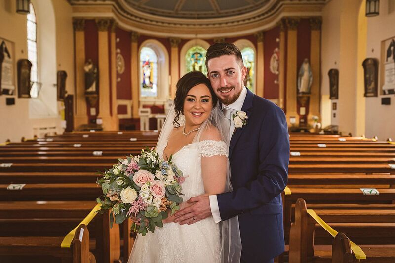  Roisin Heffernan and Niall Kelleher at St Columba's Church, Douglas