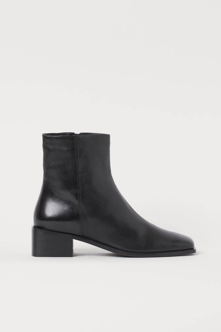 Leather Boots, €40, H&amp;M 
