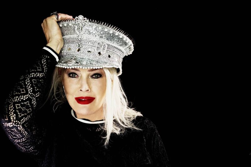 Eighties popstar Kim Wilde - broadcasting retro hits from Britain. 