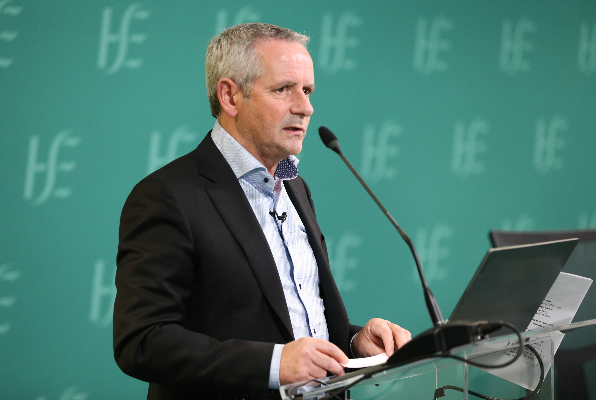 Paul Reid, HSE chief executive, said the last couple of weeks should be a 'very real rain check' for us all, stating there is a need to strengthen the basic level of defences even for those who are vaccinated. Picture: Sasko Lazarov / Photocall Ireland