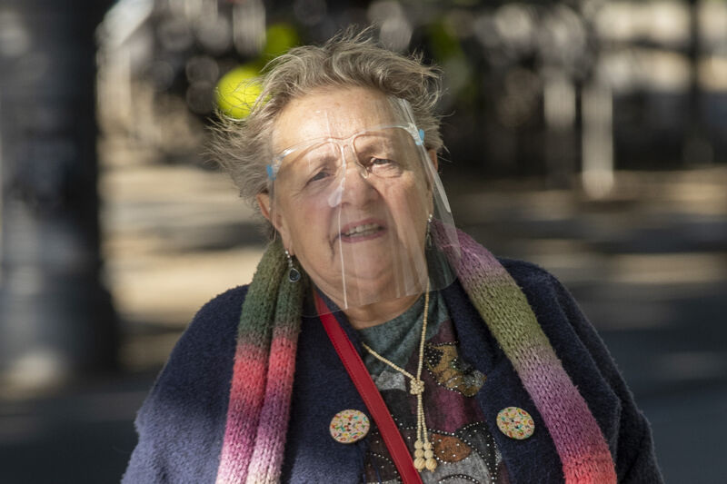 Danielle Gallard, the mother of Anna Colomines, at court last month. "I am in despair not to hear your voice and see your smile." Photo: Collins Courts Danielle Gallard, the mother of Anna Colomines, at court last month. "I am in despair not to hear your voice and see your smile." Photo: Collins Courts
