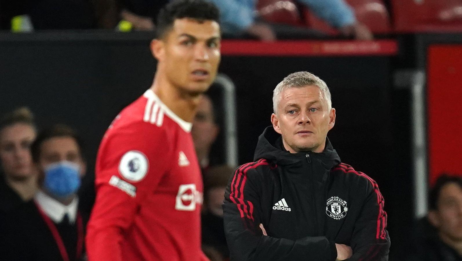 Manchester United manager Ole Gunnar Solskjaer on the touchline. Picture: Martin Rickett/PA Wire 