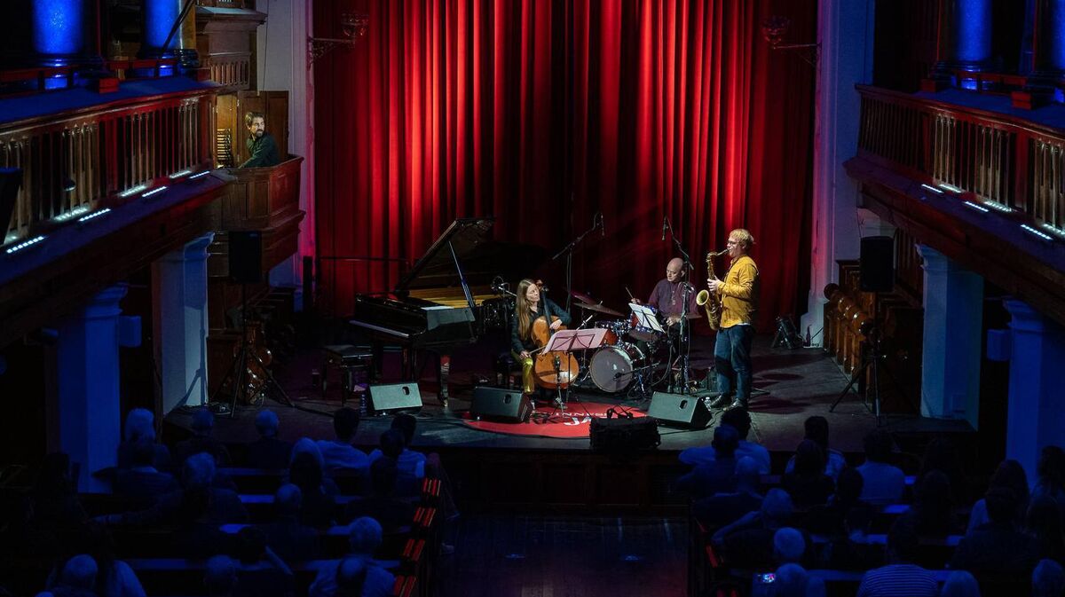 Kit Downes and his band at Triskel Christchurch for the Guinness Cork Jazz Festival. Picture: John Cronin Kit Downes and his band at Triskel Christchurch for the Guinness Cork Jazz Festival. Picture: John Cronin