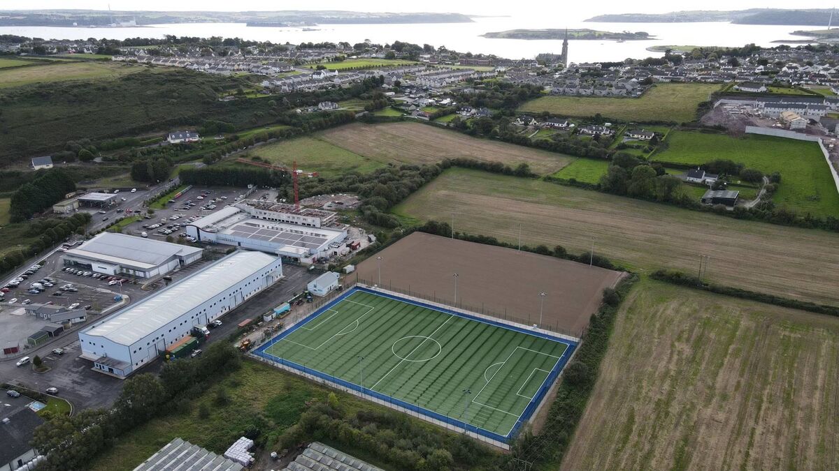 Cobh4Football development which has been progressing during 2021 at Old Church Park, Cobh.