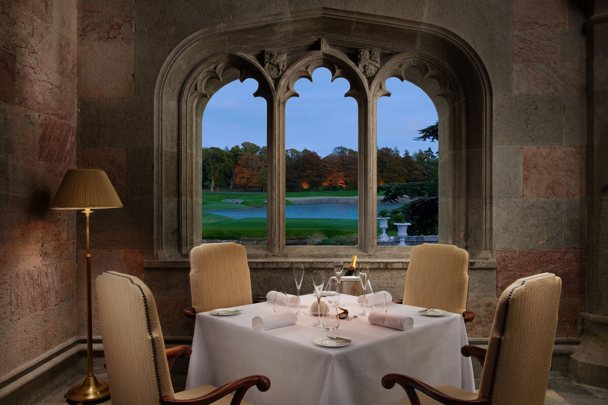 The stunning view from The Oak Room. 