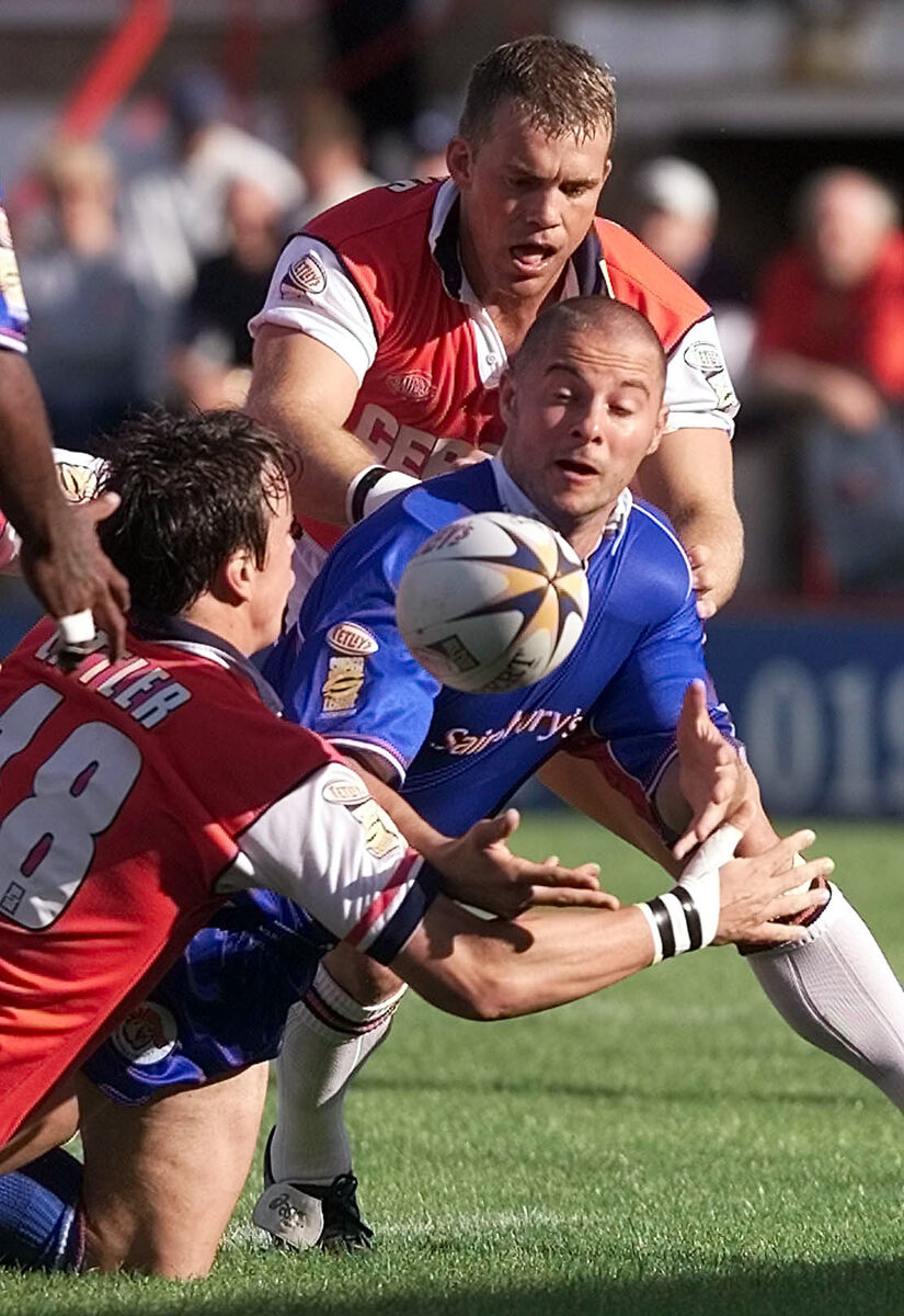 Bobbie Goulding in action for Salford during his playing career Bobbie Goulding in action for Salford during his playing career