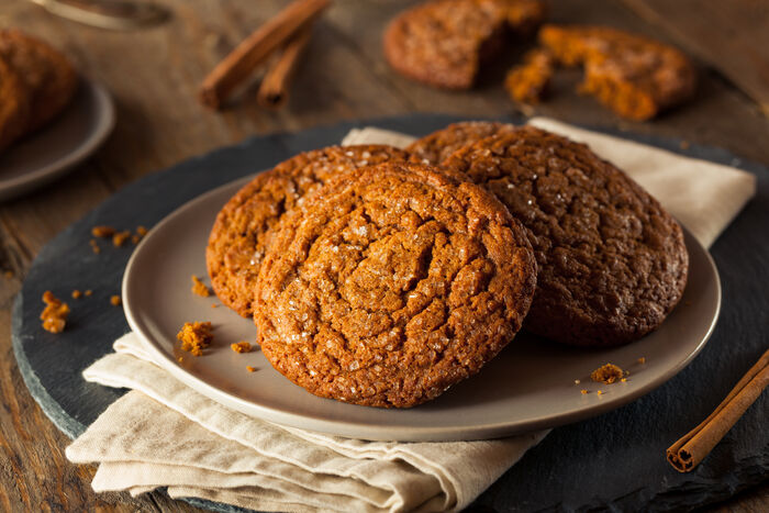 Pumpkin and cinnamon cookies