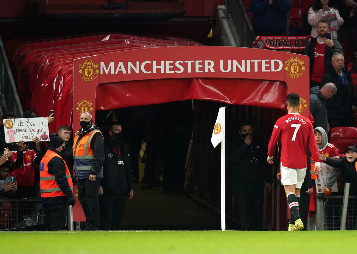 Manchester United's Cristiano Ronaldo