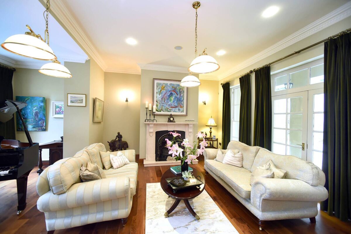 A reception room with fireplace A reception room with fireplace