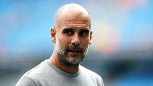 <p>Pep Guardiola admitted he never expected to stay at Manchester City as long as he has (Zac Goodwin/PA)</p>