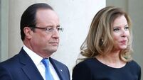 Hollande's partner to stay in hospital