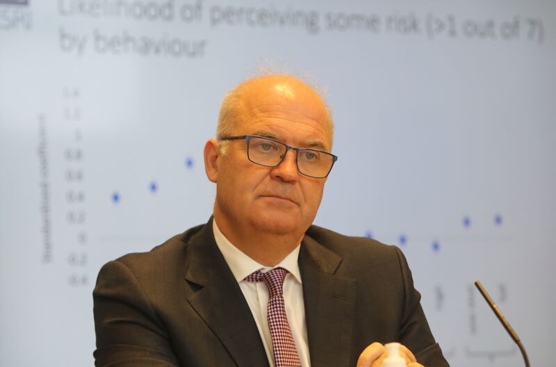 Dr Tony Holohan said the National Public Health Emergency Team (Nphet) will continue to monitor the level of the disease and review the epidemiological data and its advice. Picture: Gareth Chaney/Collins Photos Dublin