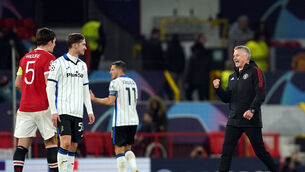 Manchester United boss Ole Gunnar Solskjaer (right) faces another test against Atalanta (Martin Rickett/PA)