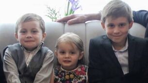 <p>(Left to right) Darragh, Carla and Conor McGinley. Their father Andrew McGinley has set up projects in his children’s names which reflect their personalities and dreams. Photo: Andrew McGinley/Conor's Clips</p>