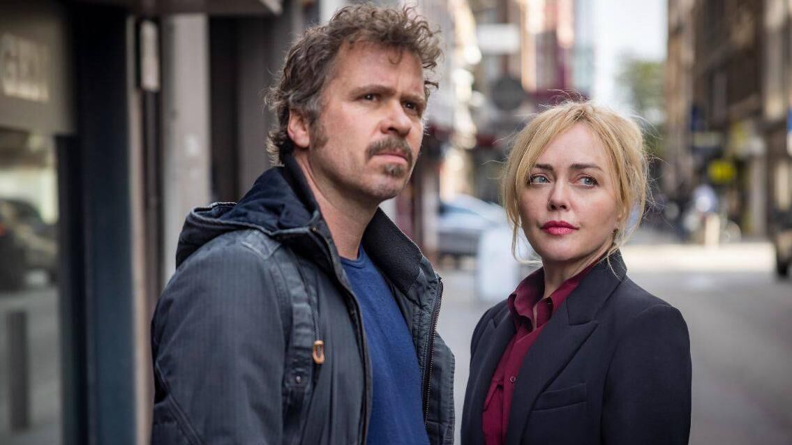 Wouter Hendrickx and Angeline Ball in Hidden Assets. Wouter Hendrickx and Angeline Ball in Hidden Assets.